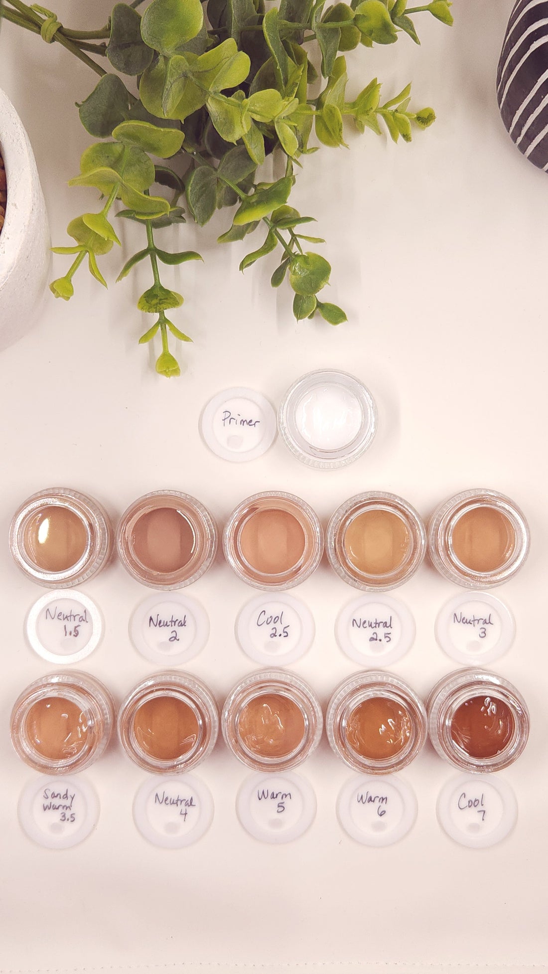 Samples of Primer & Foundation