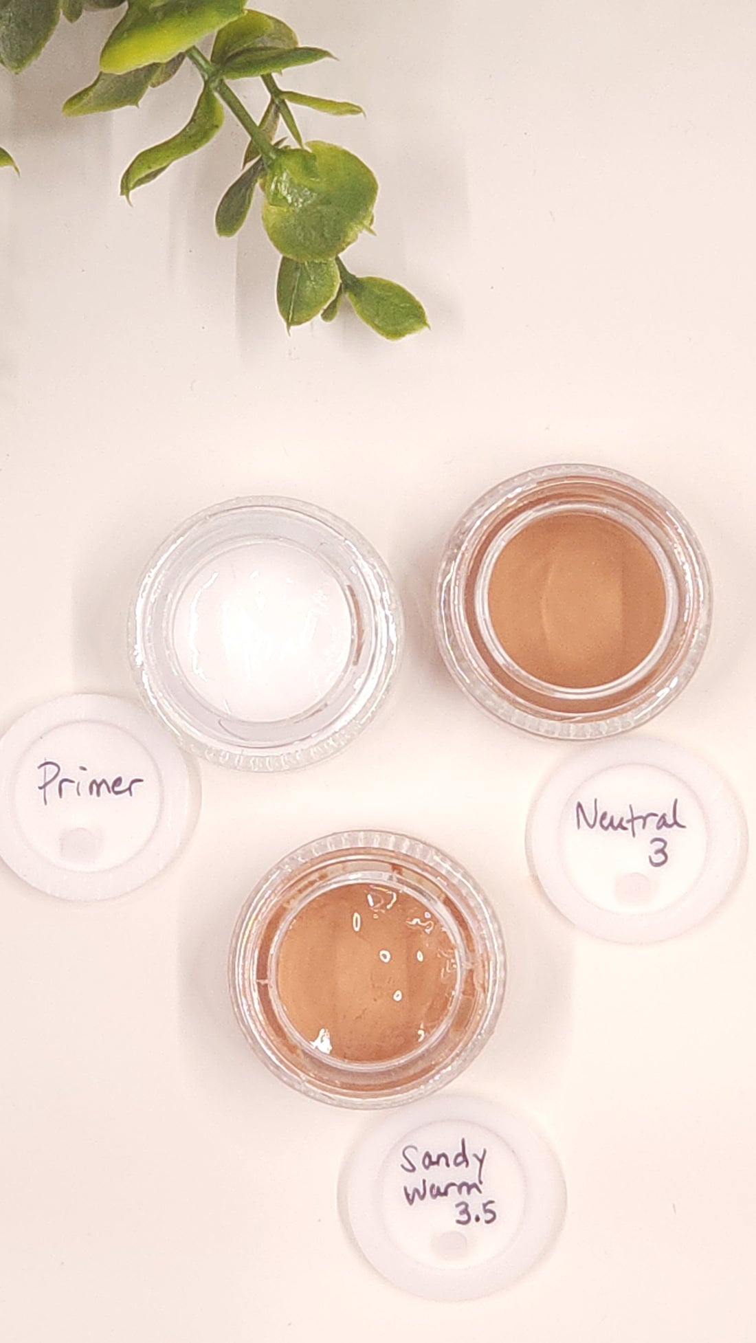 Samples of Primer & Foundation