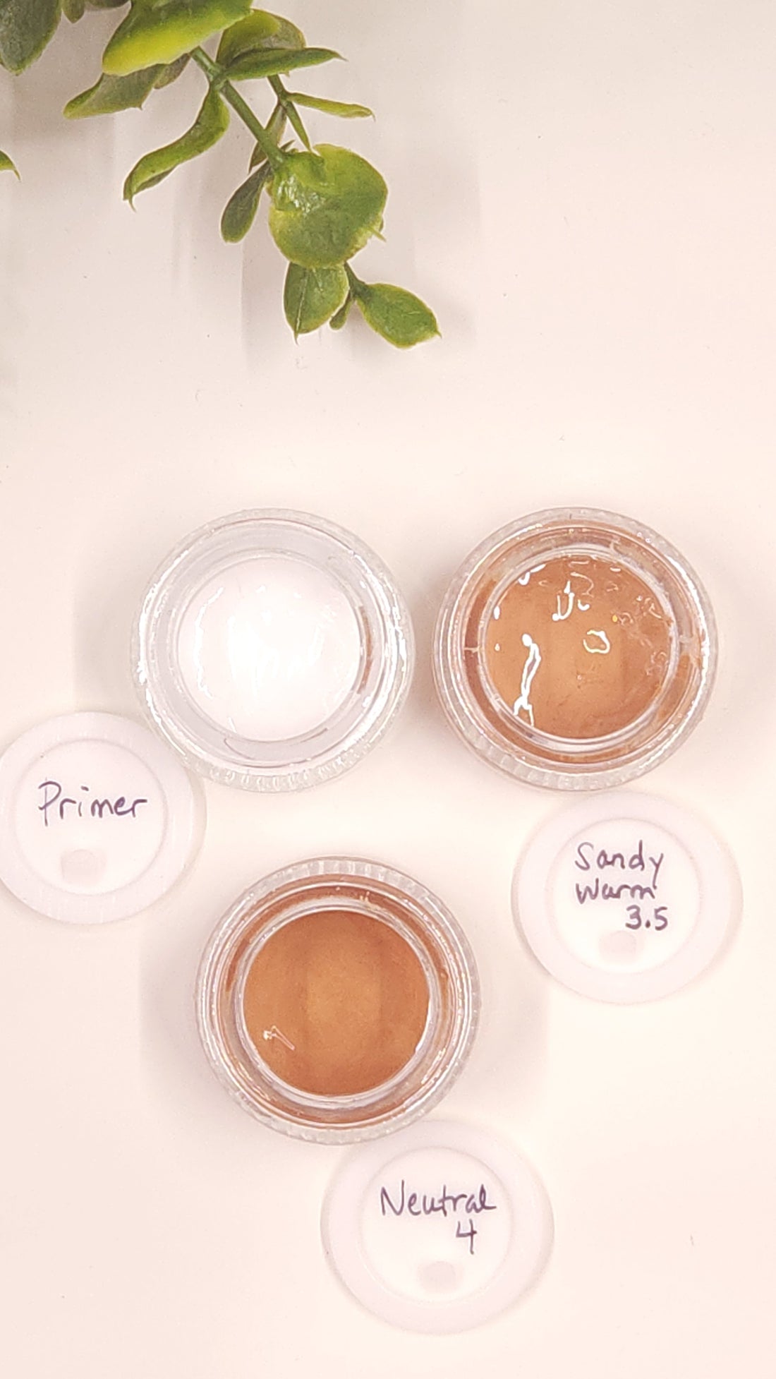 Samples of Primer & Foundation