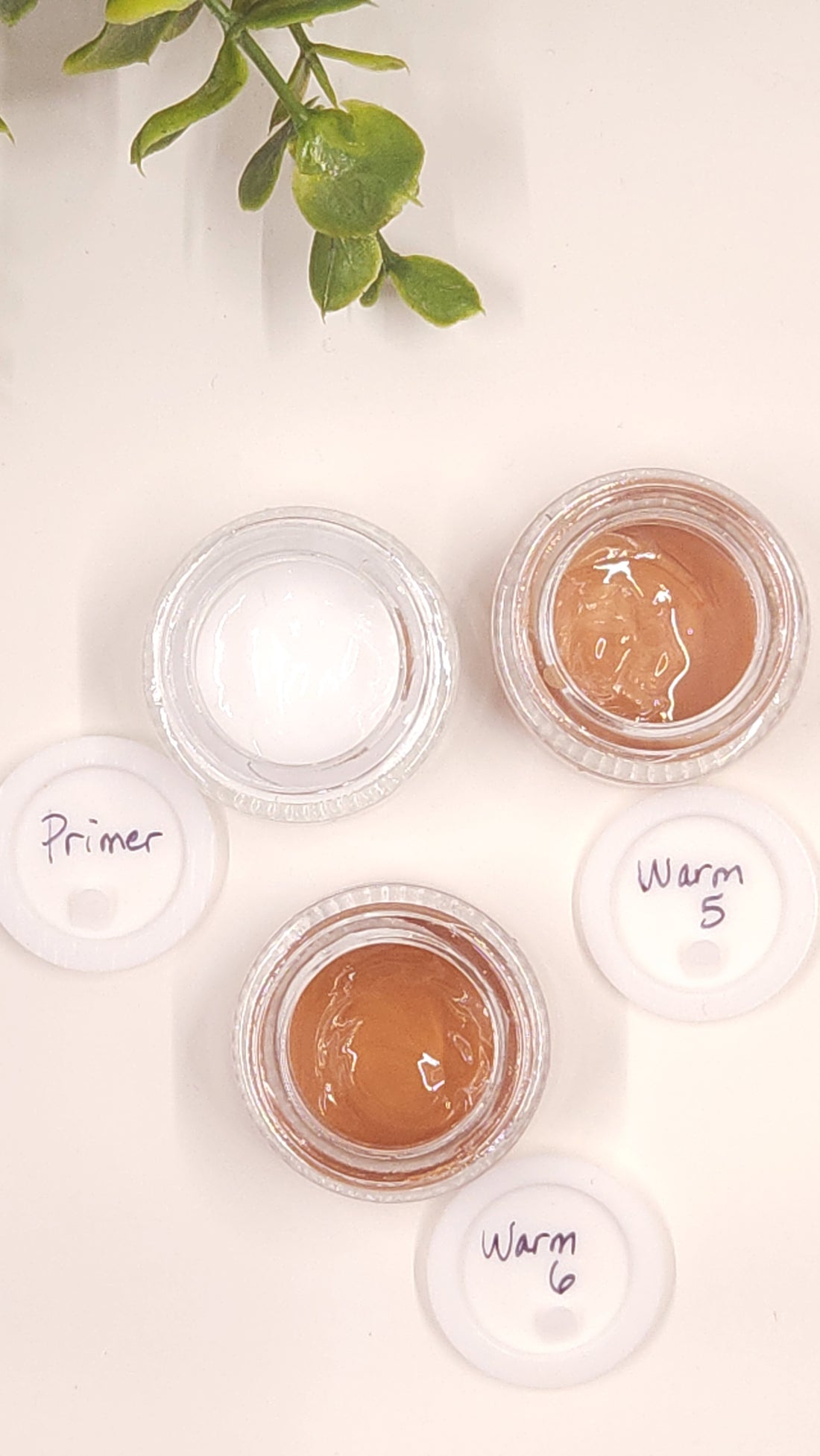 Samples of Primer & Foundation